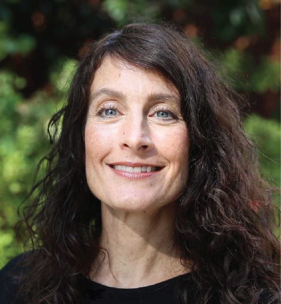 A headshot of Melissa Landers-Potts who is wearing a black shirt.